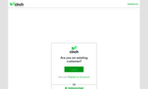 Cinch My Account.
